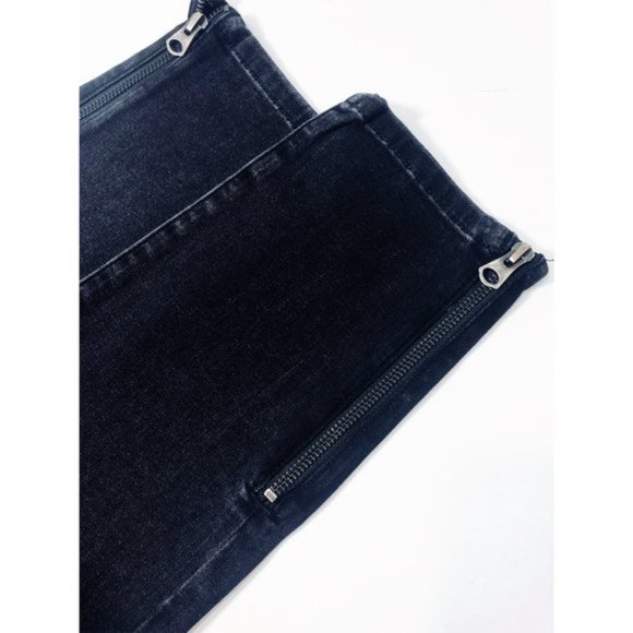 SOLD Simply Vera Wang Womens Black High Waist Cropped Jeans Sz 10 NWT - Picture 6 of 11